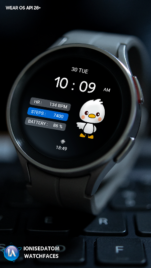 Cute Pets Digital Watchface Screenshot 0
