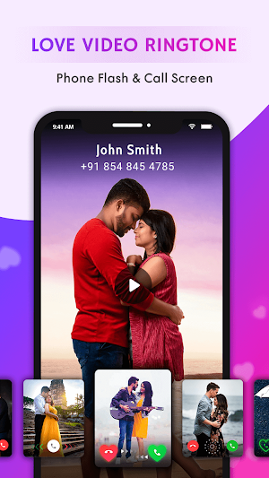 Love Video Ringtone for Incoming Call Screenshot 1