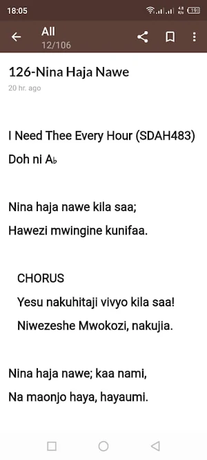 Nyimbo za Wokovu Screenshot 3
