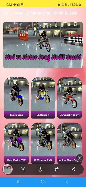Mod 12 Motor Drag Modif Bussid Screenshot 1