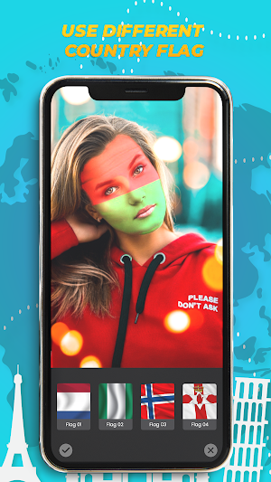 Flag Face Photo Editor Screenshot 2