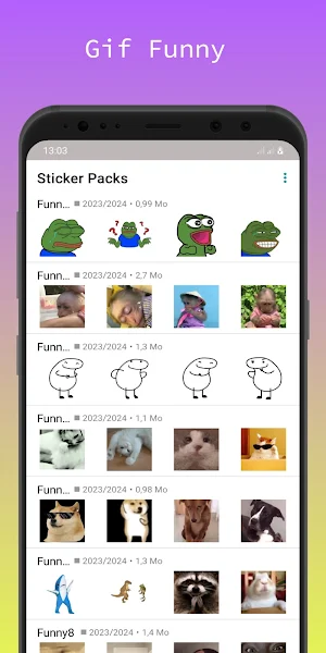 Gif Stickers - WASticker Screenshot 2