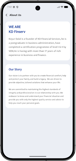 KD Finserv Screenshot 2