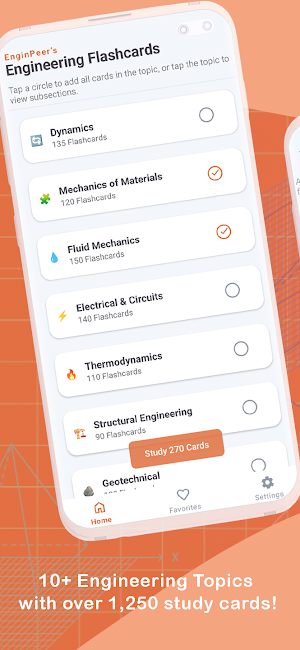Engineering Flashcards Screenshot 1
