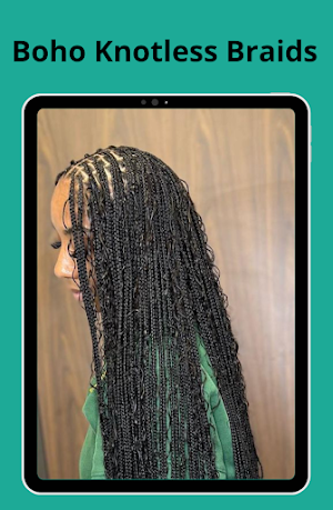 Boho Knotless Braids Screenshot 1