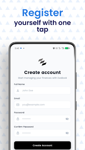 EvaBook - Ledger & Cashbook Screenshot 2