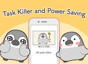 Battery Saver & Battery Widget : Penguin- Pesoguin Screenshot 0