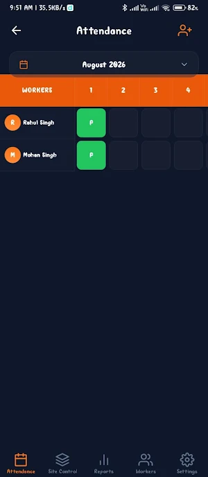 Haajari Manager Screenshot 3