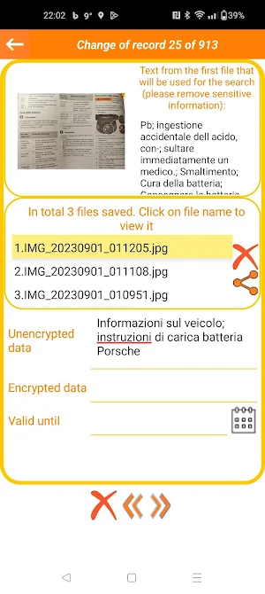 DataSafe for Passwords & Files Screenshot 1