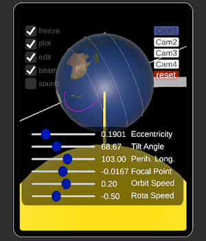 Solar Analemma Mechanics Screenshot 0