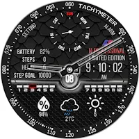 N-SPORT186 Digital Analog Face