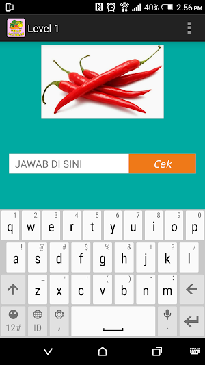 Tebak Sayuran Screenshot 3