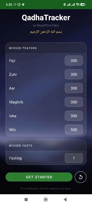QadhaTracker Screenshot 3