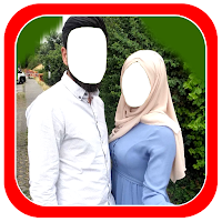 Hijab Muslim Couple Photo Suit