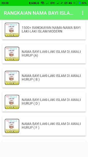 RANGKAIAN NAMA BAYI LAKI & PER Screenshot 3