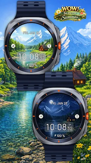 WOW! Seasons Watch Face Screenshot 3
