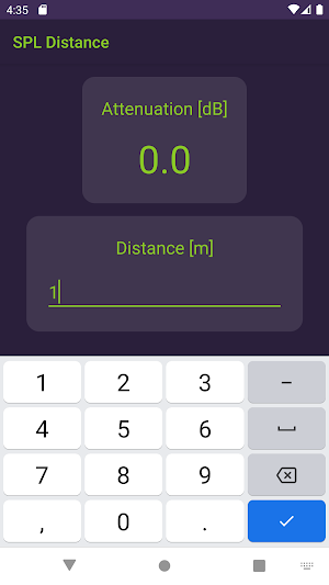 SPL distance Screenshot 3