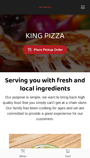 King Pizza Screenshot 0