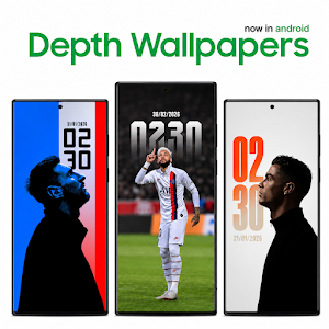 Depth Clock: 3D Live Wallpaper Screenshot 0