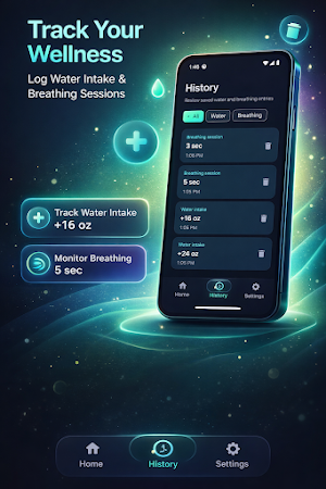 Hydration & Breath Tracker Screenshot 2