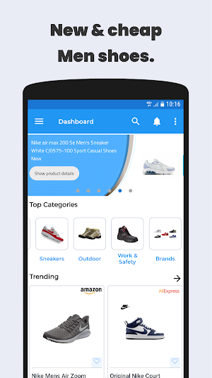 Mens shoes - Running shoes Screenshot 1