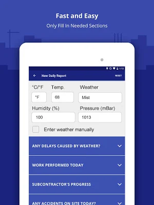 Construction Daily Log App Screenshot 2