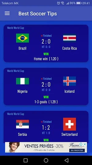 Best Soccer Tips Screenshot 2