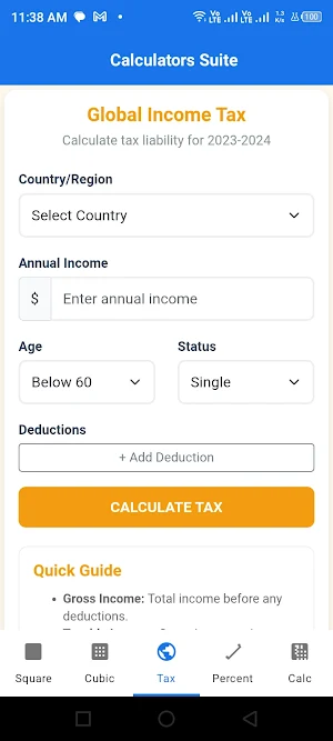 Calculators Suite Screenshot 2