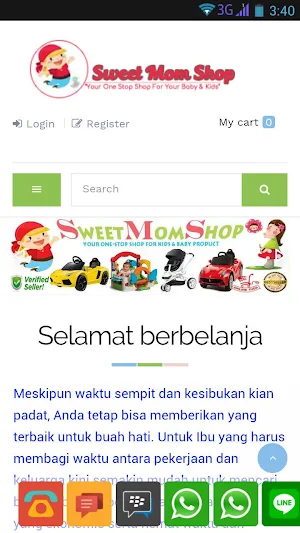 Sweetmomshop Screenshot 0