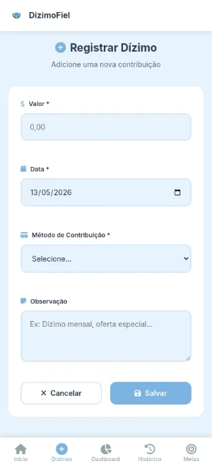 Dizimo Fiel Screenshot 1