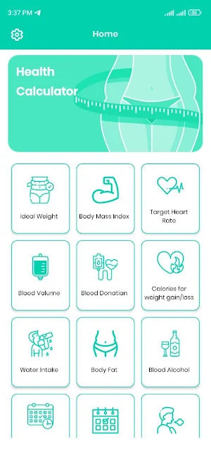Health Calculator BMI fitness Screenshot 1