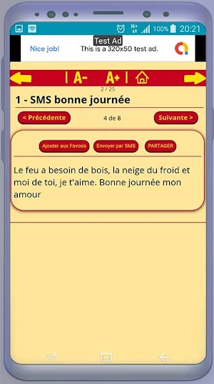 Message d'amour matinal - SMS  Screenshot 2