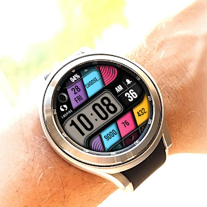 Modern Digital Watch Face IN21 Screenshot 0