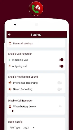 Automatic Call Recorder - Record Calls Screenshot 1