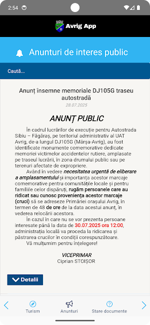 Avrig App Screenshot 2