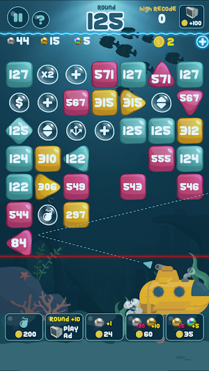 Sea Block - Brick Breaker Screenshot 1