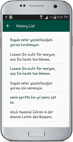 Turkish German Translate Screenshot 3