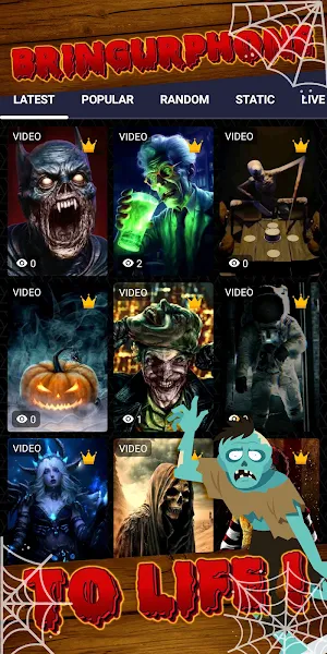 scary wallpaper Screenshot 1