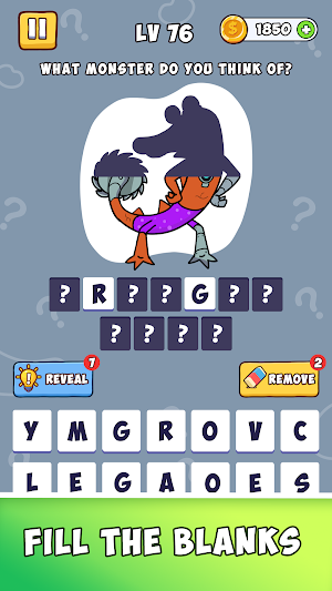 Guess The Monster: Word Guess Screenshot 3