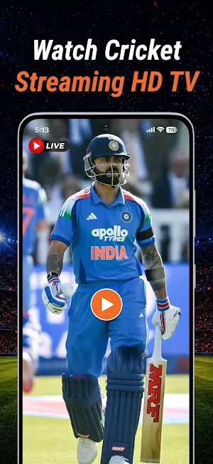 Live Cricket TV HD Screenshot 1
