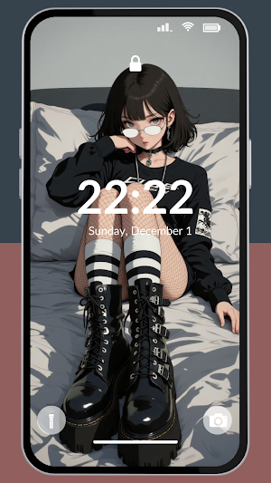 Anime Waifu Art Wallpaper 4K Screenshot 1