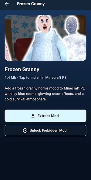Scary Frozen Granny Horror Mod Screenshot 2