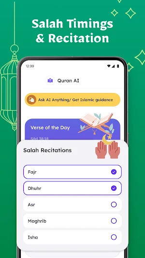 Quran Guide AI & Qibla Screenshot 0