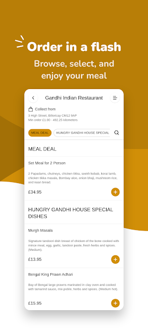 Gandhi Indian Restaurant Screenshot 0