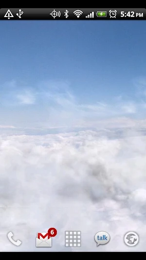 Blue Skies Free Live Wallpaper Screenshot 1