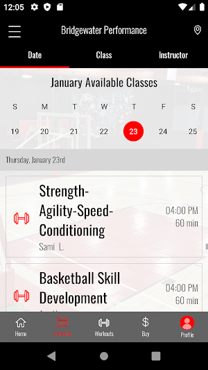 Bridgewater Performance Screenshot 2