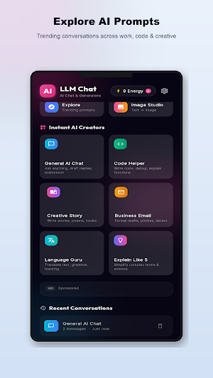 Local LLM Private AI Chat Screenshot 2