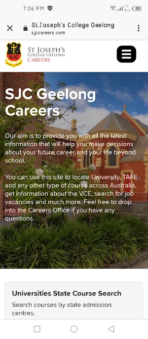 St Joseph's College Geelong Screenshot 1