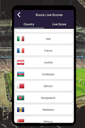 Koora live Scores Screenshot 3