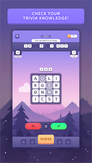 Cozy Words: Word Trivia Screenshot 1